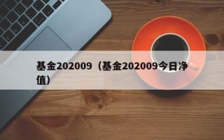 基金202009（基金202009今日净值）