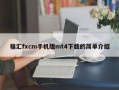 福汇fxcm手机版mt4下载的简单介绍