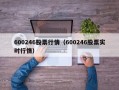 600246股票行情（600246股票实时行情）