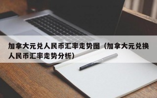 加拿大元兑人民币汇率走势图（加拿大元兑换人民币汇率走势分析）