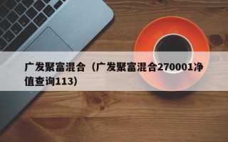 广发聚富混合（广发聚富混合270001净值查询113）