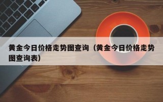 黄金今日价格走势图查询（黄金今日价格走势图查询表）