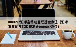 000697汇添富移动互联基金净值（汇添富移动互联股票基金000697净值）