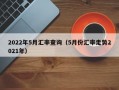 2022年5月汇率查询（5月份汇率走势2021年）