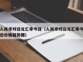 人民币对日元汇率今日（人民币对日元汇率今日价格趋势图）