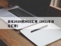 日元2020到2022汇率（2022年日元汇率）