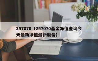 257070（257070基金净值查询今天最新净值最新股价）