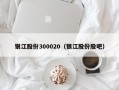 银江股份300020（银江股份股吧）