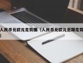 人民币兑欧元走势图（人民币兑欧元近期走势）