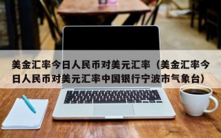 美金汇率今日人民币对美元汇率（美金汇率今日人民币对美元汇率中国银行宁波市气象台）