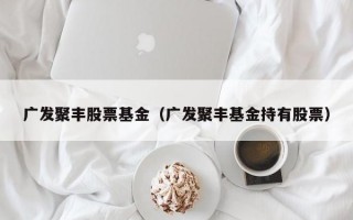 广发聚丰股票基金（广发聚丰基金持有股票）