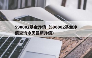 590002基金净值（590002基金净值查询今天最新净值）