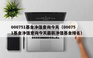 000751基金净值查询今天（000751基金净值查询今天最新净值基金排名）