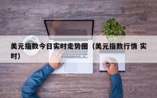 美元指数今日实时走势图（美元指数行情 实时）