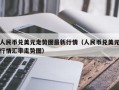 人民币兑美元走势图最新行情（人民币兑美元行情汇率走势图）