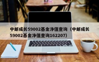 中邮成长59002基金净值查询（中邮成长59002基金净值查询162207）