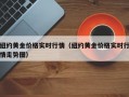 纽约黄金价格实时行情（纽约黄金价格实时行情走势图）