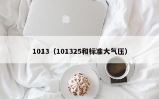 1013（101325和标准大气压）