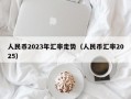 人民币2023年汇率走势（人民币汇率2025）