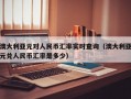 澳大利亚元对人民币汇率实时查询（澳大利亚元兑人民币汇率是多少）