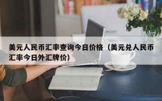 美元人民币汇率查询今日价格（美元兑人民币汇率今日外汇牌价）