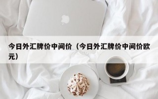 今日外汇牌价中间价（今日外汇牌价中间价欧元）