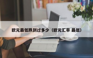 欧元最低跌到过多少（欧元汇率 最低）