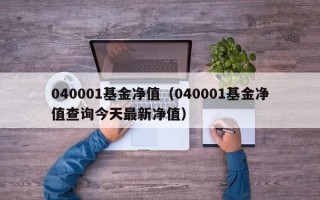 040001基金净值（040001基金净值查询今天最新净值）