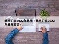 韩币汇率2022年暴涨（韩币汇率2022年暴涨原因）