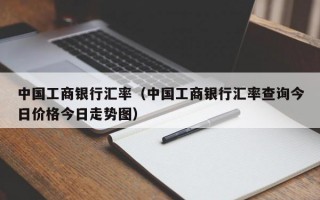 中国工商银行汇率（中国工商银行汇率查询今日价格今日走势图）