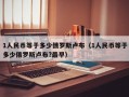 1人民币等于多少俄罗斯卢布（1人民币等于多少俄罗斯卢布?最早）