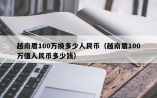 越南盾100万换多少人民币（越南盾100万值人民币多少钱）