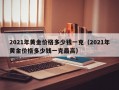 2021年黄金价格多少钱一克（2021年黄金价格多少钱一克最高）